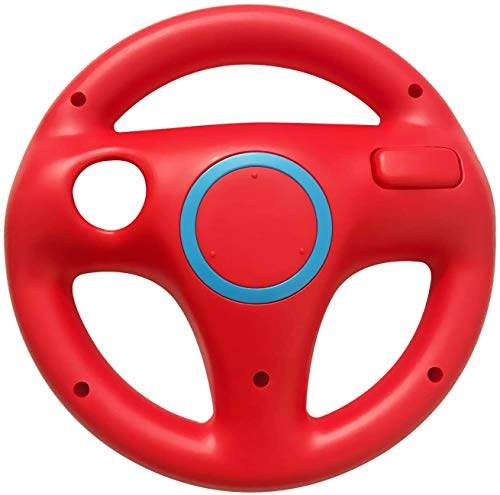 Link-e : 2 X Volante De Carreras Rojo Compatible Con El Controlador De Wiimote En La Consola Nintendo Wii/Wii-U (Mando, Racing, Wheel...)