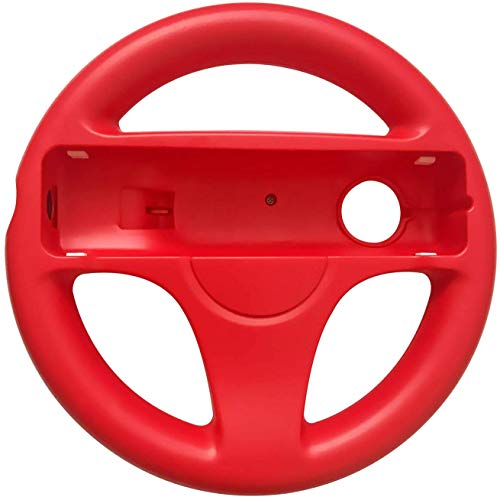 Link-e : 2 X Volante De Carreras Rojo Compatible Con El Controlador De Wiimote En La Consola Nintendo Wii/Wii-U (Mando, Racing, Wheel...)
