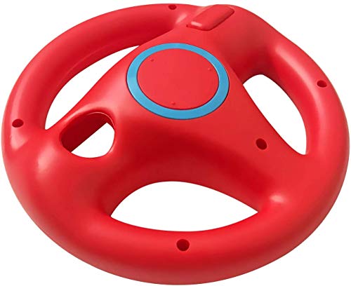 Link-e : 2 X Volante De Carreras Rojo Compatible Con El Controlador De Wiimote En La Consola Nintendo Wii/Wii-U (Mando, Racing, Wheel...)