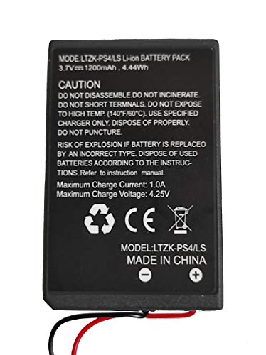 Link-e - Batería recargable 1200 mAh compatible con mando inalámbrico PS4 Dualshock Premier Modelo (no compatible con mando V2 Pro/Slim)