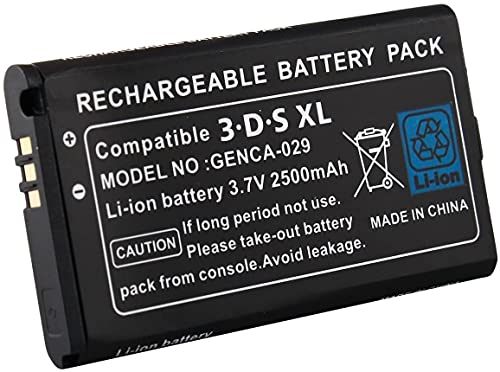 Link-e : batería recargable de repuesto, 3.7V 2500mAh, destornillador incluido, compatible con la consola Nintendo 3DS XL