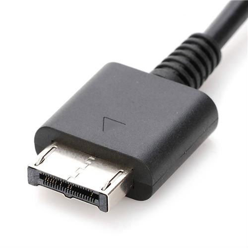 Link-e - Cable cargador USB de 3 metros compatible con la consola PS Vita (alimentación, transferencia datos, conexión PC)