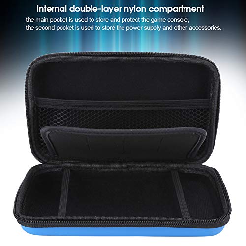 linxiaojix Bolsa para Máquina de Juego Consola de Juegos Paquete Duro Cómodo de Llevar para la Oficina en Casa 3DS 3DS XL(Azul)