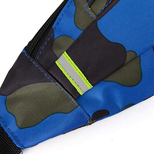 LIOOBO 1Pc Riñonera Portátil Duradera Impermeable Monedero Bolsa de Cintura Bolsa de Pecho Paquete de Cintura (Azul)