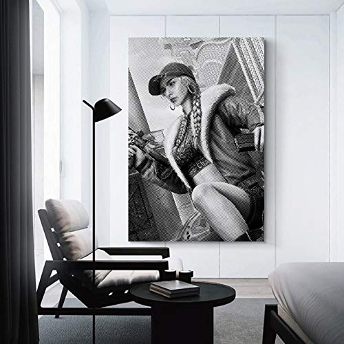 LKJIU PUBG New Skins - Póster decorativo de lienzo para pared de salón o dormitorio, 50 x 75 cm