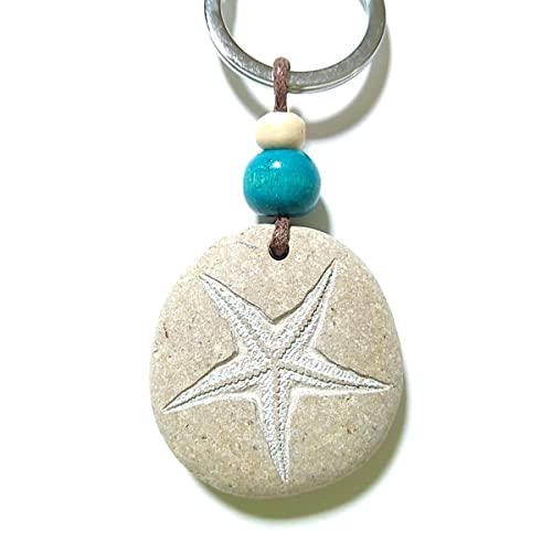 LLAVERO TALLADO ESTRELLA DE MAR
