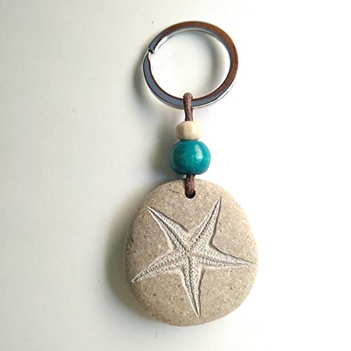 LLAVERO TALLADO ESTRELLA DE MAR