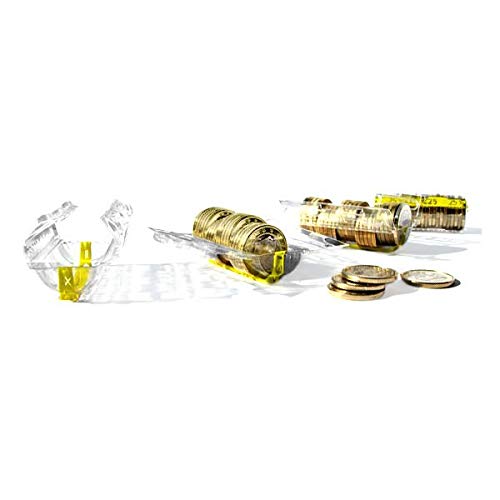 LMIXTC - Juego de 400 estuches de moneda euro (8 paquetes de 50 estuchas)