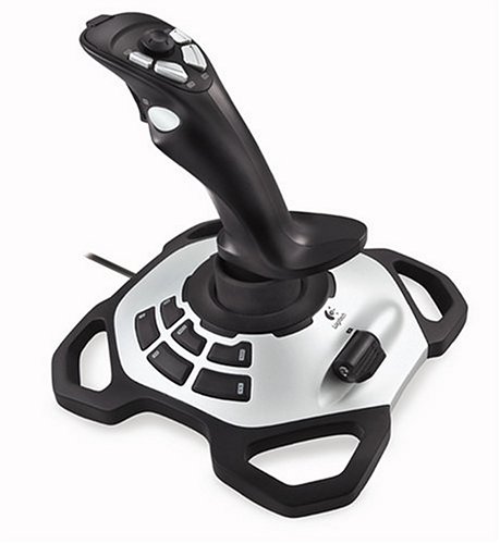 Logitech Extreme 3D Pro - Volante/mando (Palanca de mando, USB, CD-ROM, Pentium, Windows 98, Windows 2000, Windows Me, Windows XP, Windows Vista, Mac OS 9)