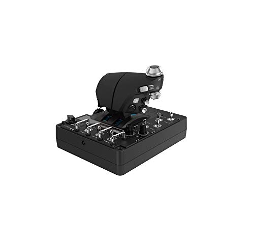 Logitech G X56 Hotas RGB Controlador de juego de simulación espacial/de vuelo, Negro (Reacondicionado)