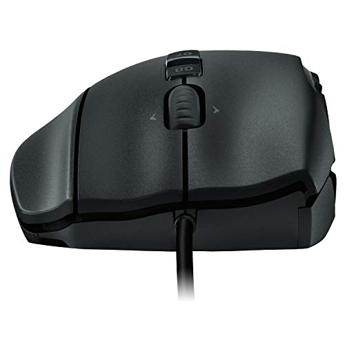 Logitech Logitech G600 MMO Gaming Mouse RGB Backlit 20 Programmable Buttons Tapones para los oídos 4 Centimeters Negro (Black)