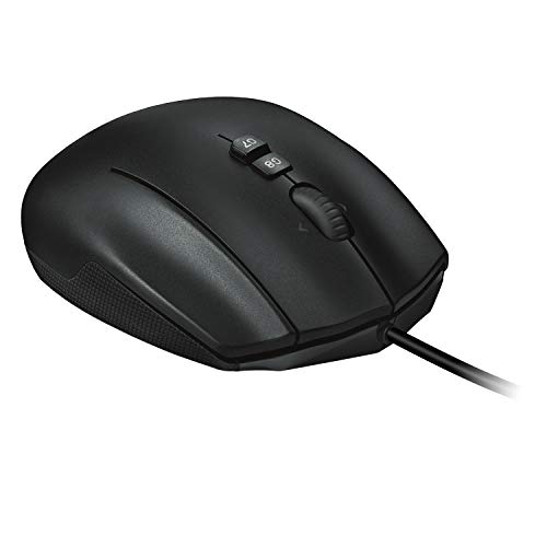 Logitech Logitech G600 MMO Gaming Mouse RGB Backlit 20 Programmable Buttons Tapones para los oídos 4 Centimeters Negro (Black)