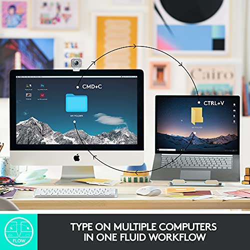 Logitech MX Keys Mini Teclado Minimalista inalámbrico Iluminado, Compacto, Bluetooth, retroiluminado, USB-C, Compatible con Apple MacOS, iOS, Windows, Linux, Android, Metal Build - Grafito