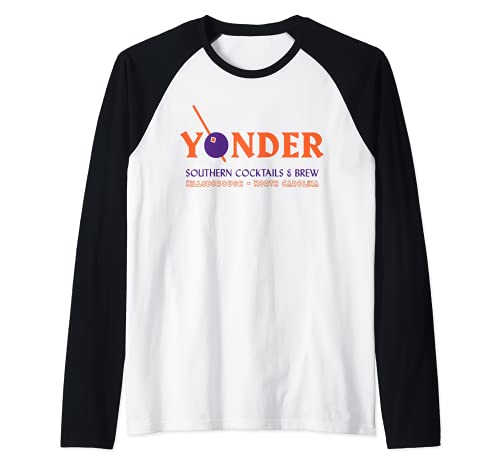 Logo Yonder diseñado por Libby Cole Camiseta Manga Raglan