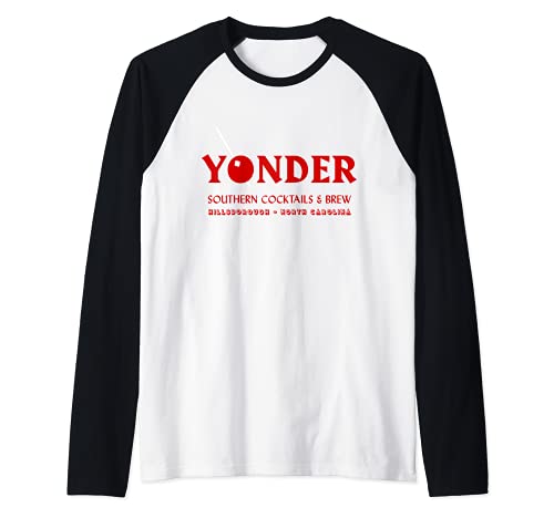 Logo Yonder diseñado por Libby Cole Camiseta Manga Raglan