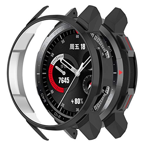LOKEKE Compatible con Honor Watch GS Pro Funda protectora, PC Carcasa protectora para reloj de honor GS Pro (PC Negro)