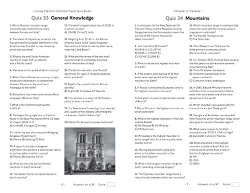 Lonely Planet's Ultimate Travel Quiz Book