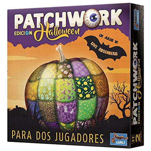 Lookout Spiele Patchwork Halloween - Juego de Mesa en Español, LKGPAH01ES