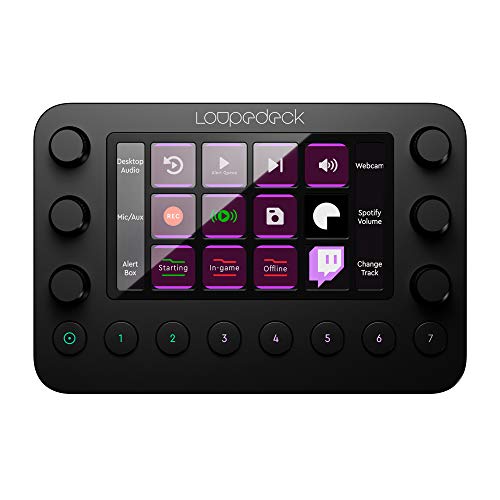 Loupedeck Live: la consola personalizada para la transmisión directa, la edición de fotos y vídeos con botones personalizables, selectores y pantalla táctil LED
