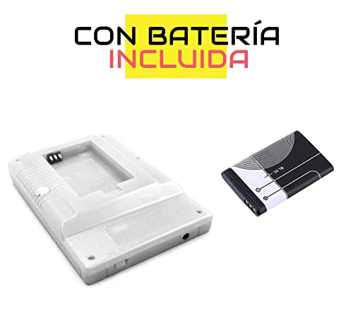 LucaHome - Consola portatil Retro con 150 Juegos | Consola portatil con Juegos Arcade con Pantalla LCD 2,8" | Consola Retro portatil con bateria de Litio, Consola portatil Blanca