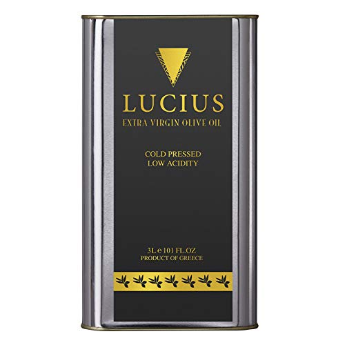 Lucius Aceite de oliva extra virgen – 3 litros – Aceite de oliva delicado y perfumado – Monovariedad Koroneiki – 3000 ml