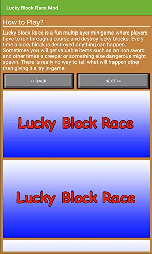 Lucky Block Race Map