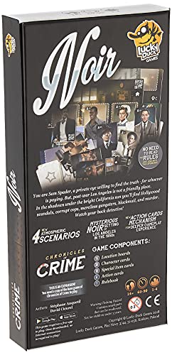 Lucky Duck Games LKY037 Chronicles of Crime Noir Multicolor