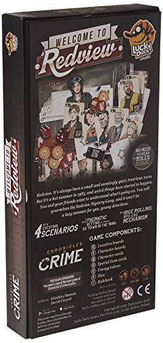 Lucky Duck Games LKY038 Crónicas de Crime: Bienvenido a Redview