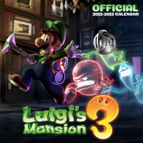 Luigi's Mansion 3: OFFICIAL 2022 Calendar - Video Game calendar 2022 - Luigi's Mansion 3 -18 monthly 2022-2023 Calendar - Planner Gifts for boys ... games Kalendar Calendario Calendrier). 4