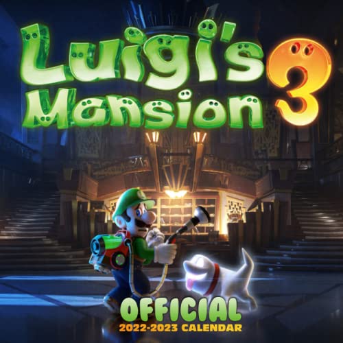 Luigi's Mansion 3: OFFICIAL 2022 Calendar - Video Game calendar 2022 - Luigi's Mansion 3 -18 monthly 2022-2023 Calendar - Planner Gifts for boys ... games Kalendar Calendario Calendrier). 3