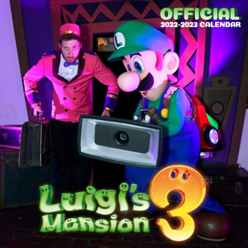Luigi's Mansion 3: OFFICIAL 2022 Calendar - Video Game calendar 2022 - Luigi's Mansion 3 -18 monthly 2022-2023 Calendar - Planner Gifts for boys ... games Kalendar Calendario Calendrier). 3