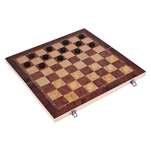 LuohuiFang Hooden Chess Set - Juego de tabla y figuras de ajedrez para interior