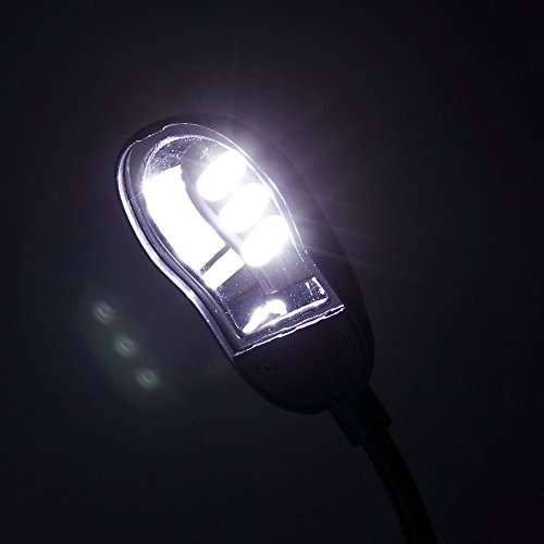 Luz LED USB para Portátil Medion Erazer P6689, P7651, Medion P6687 / XMG Core 15 / Acer Aspire 7 715-71G-78FD, con Cuello de Cisne - DURAGADGE