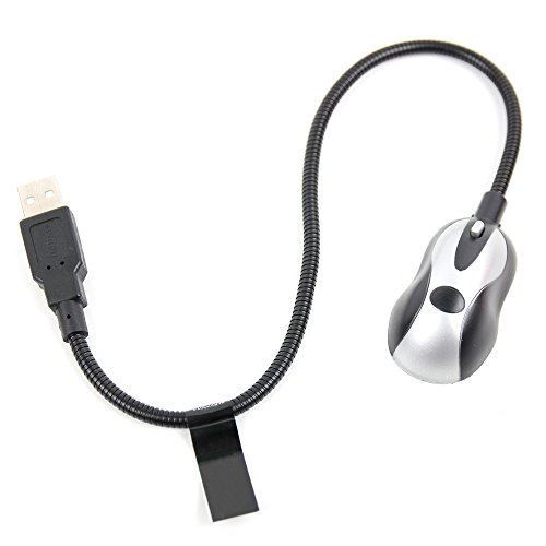 Luz LED USB para Portátil Medion Erazer P6689, P7651, Medion P6687 / XMG Core 15 / Acer Aspire 7 715-71G-78FD, con Cuello de Cisne - DURAGADGE