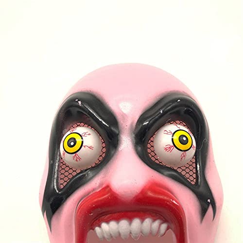 LXFENG Máscara de Horror del Vampiro de Halloween Cosplay Payday2 Party Props, Casa de Tarjetas Máscara Dali, Accesorios de Rendimiento de la masquera (Varios Estilos, Tama Vampire-One Size