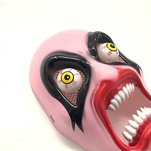 LXFENG Máscara de Horror del Vampiro de Halloween Cosplay Payday2 Party Props, Casa de Tarjetas Máscara Dali, Accesorios de Rendimiento de la masquera (Varios Estilos, Tama Vampire-One Size
