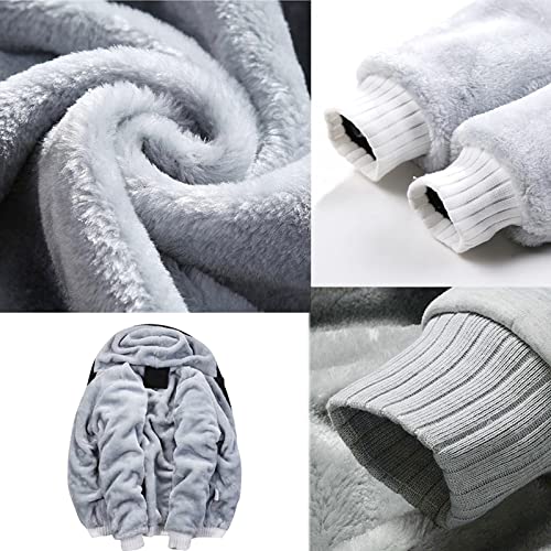 LYANXI Chaquetas con capucha para DEAD BY DAY-LIGH Imprimir Sudadera con cremallera completa Abrigo de lana Abrigo de invierno cálido con capucha - Regalo para adolescentes (Color:A,Size:S)