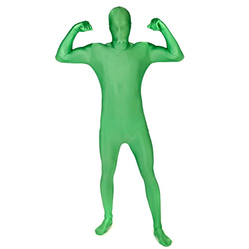 M-Traje 161-177cm Adult Costume Segunda Body Piel De los creadores de Morphsuits grande (verde) , color/modelo surtido