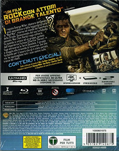 Mad Max - Fury Road 4K UHD [Italia] [Blu-ray]