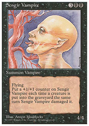 Magic The Gathering - Sengir Vampire - Vampiro de Sengir - Fourth Edition