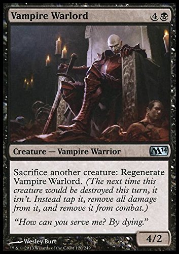 Magic The Gathering - Vampire Warlord - Señor de la Guerra Vampiro - Magic 2014 Core Set - Foil