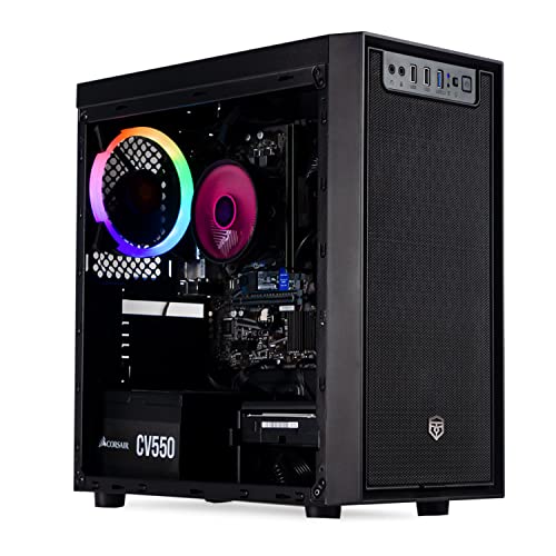 Mak Office S Plus – Ordenador de sobremesa Intel i7 10700 8 Core 4,70 GHz Turbo, SSD 240 GB + HDD 1000 GB, RAM 16 GB DDR4, ordenador de oficina doméstica, Dad, HDMI Windows 10, PC montado I7