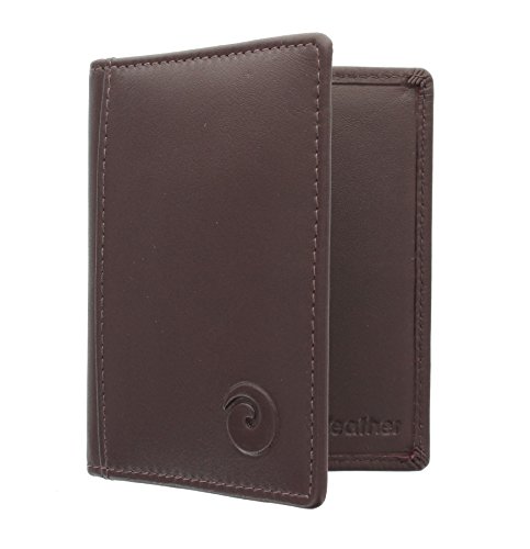 Mala Leather Colección Origin Portatarjeta de Crédito de Cuero con Protección RFID 177_5 Marrón