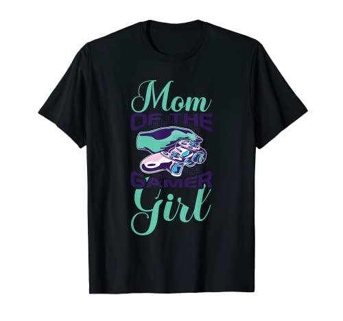 Mamá De La Chica Gamer Juegos De Juegos Pc Divertido Controlador Camiseta