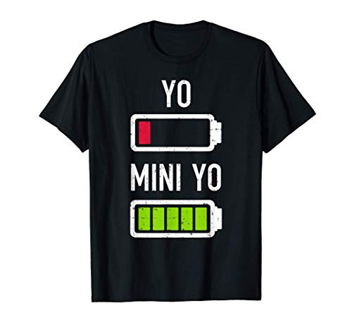 Mamá Papá batería baja mini yo Camiseta
