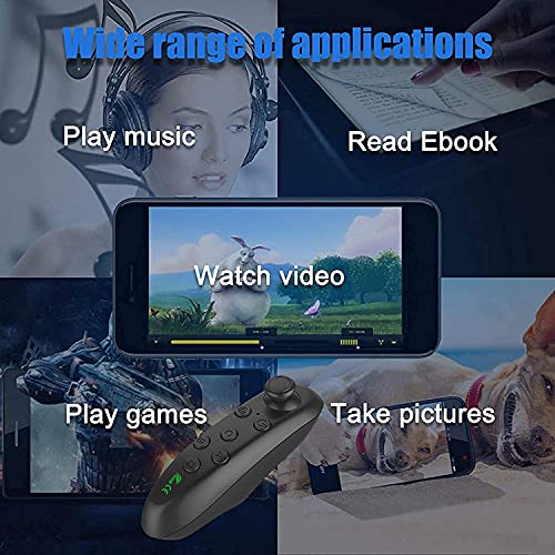 Mando a Distancia Bluetooth, Gamepad inalámbrico Controlador Remoto Bluetooth Autocámara Cámara Obturador Ratón inalámbrico Gamepad Gafas 3D VR Control Remoto para iPhone Android PC TV Box