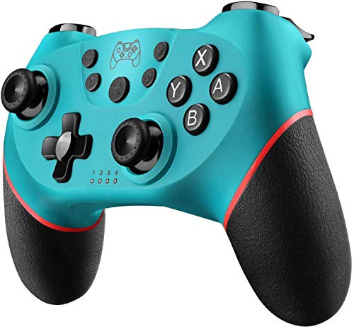 Mando Compatible para Nintendo Switch, Wireless Bluetooth Pro Controller Controlador Inalámbrico con Función Gyro Axis/Dual Shock y Turbo Mando Inalámbrico Compatible con Nintendo Switch/Lite