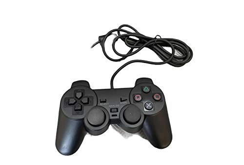 Mando con Cable para Sony PlayStation 2 PS2 Dual shock Controller Controllador Negro