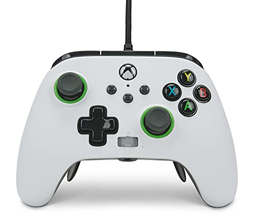 Mando con cable PowerA FUSION Pro 2 para Xbox Series X|S - Blanco/negro