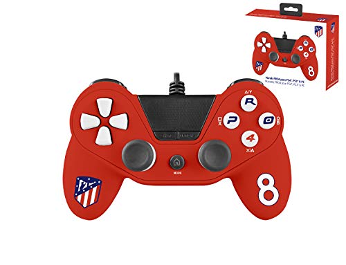 Mando con cable Pro4 controller para consola PS4 / Slim/ Pr - PC -PS3 - Accesorios de videojuegos Atlético de Madrid